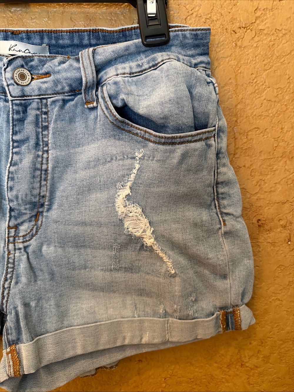 KanCan women Shorts Size 29 Boho Distressed Cuffed # KC6036L - Picture 4 of 7